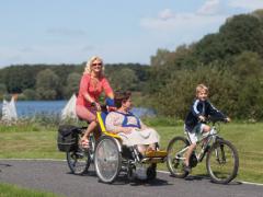 toegankelijk toerisme (rolstoelfietsen) in de Vlaamse Ardennen